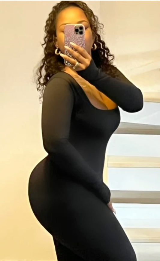 Combinaison sculptante Elégance à manches longue Line Shop Elégance